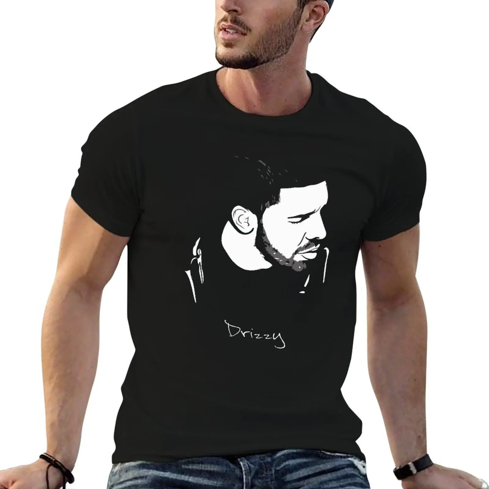 Drke Drizzy Rapper Silhouette T Shirt T-Shirt custom shirt plus size tops graphic t shirt vintage Blouse compression men