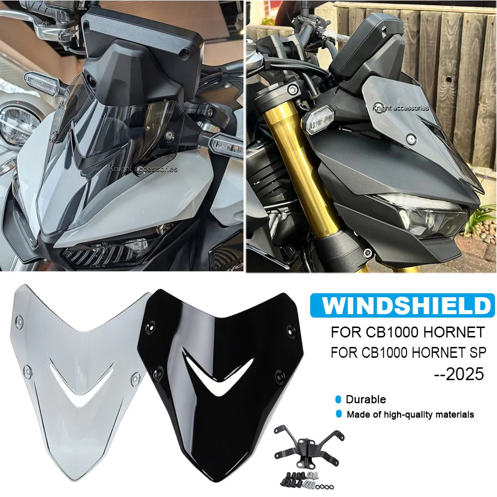 

2025 CB1000 Hornet/SP Motorcycle Windshield Deflector, Sport Touring Aerodynamic Fairing Cover Windscreen Spoiler Universal Fit