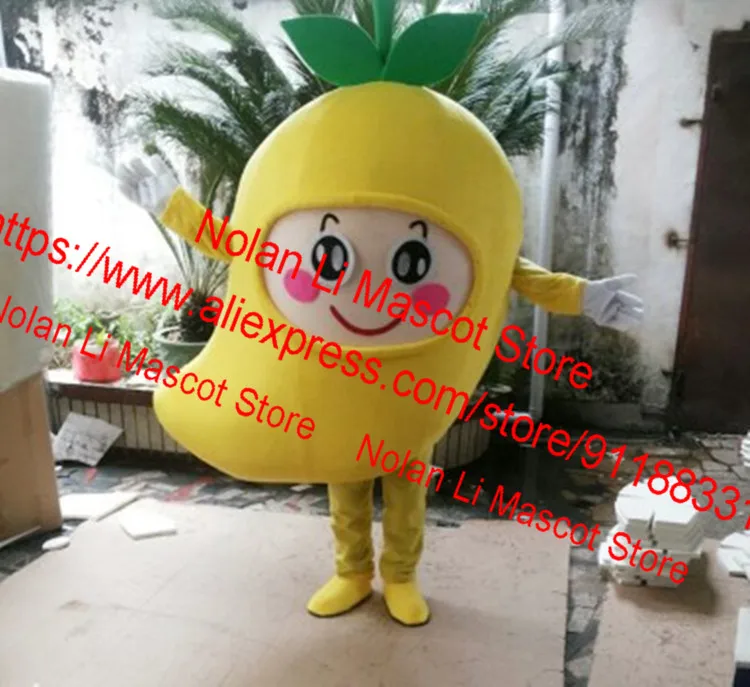 High Quality Mango Mascot Costume Cartoon Character Cosplay Birthday Party Masquerade Game Advertising Halloween Gift 592