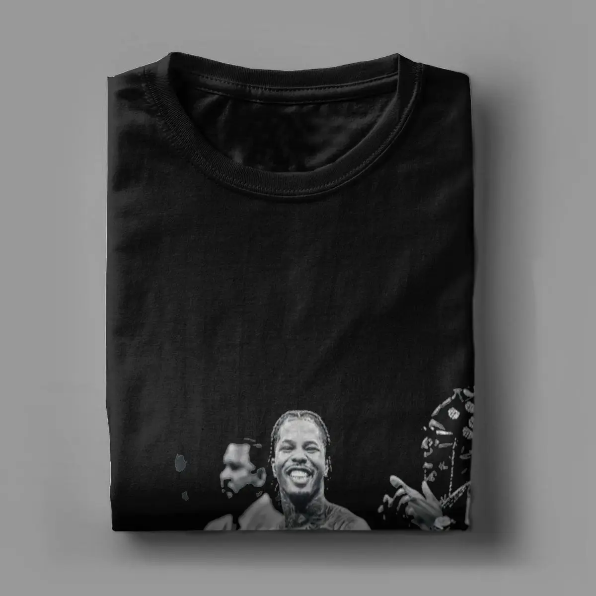 Men T-Shirt Tank Gervonta Davis Vintage Pure Cotton Tees Short Sleeve T Shirt Crewneck Clothing Birthday Gift