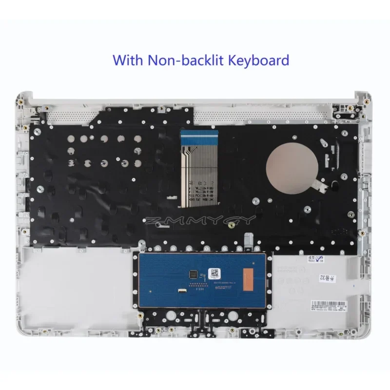 WYORESY Palmrest for HP 14-cf 14z-dk 14s-dp W/non-Backlit Keyboard & touchpad L48648-001