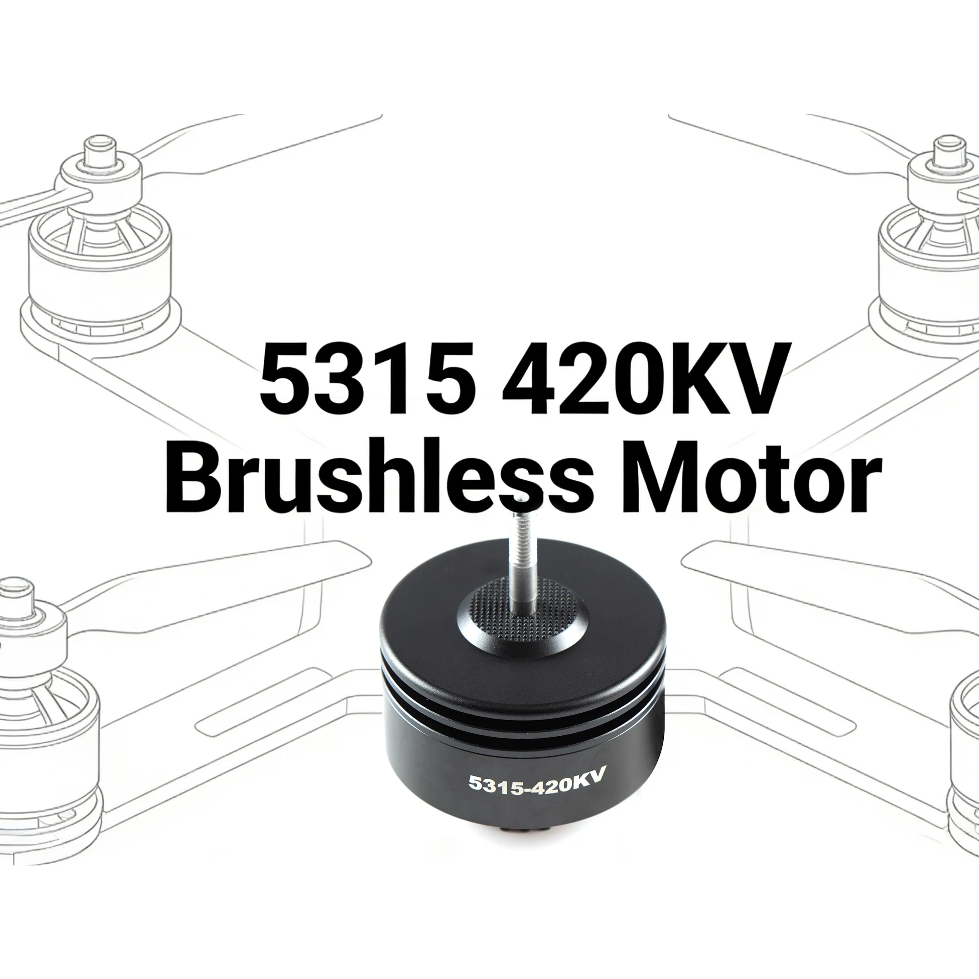 

5315 420KV 6-8S Brushless Motor 12Slots RC FPV Motor for 15inch Frame / 15inch FPV MultiRotor Long Range Drone DIY Model Parts