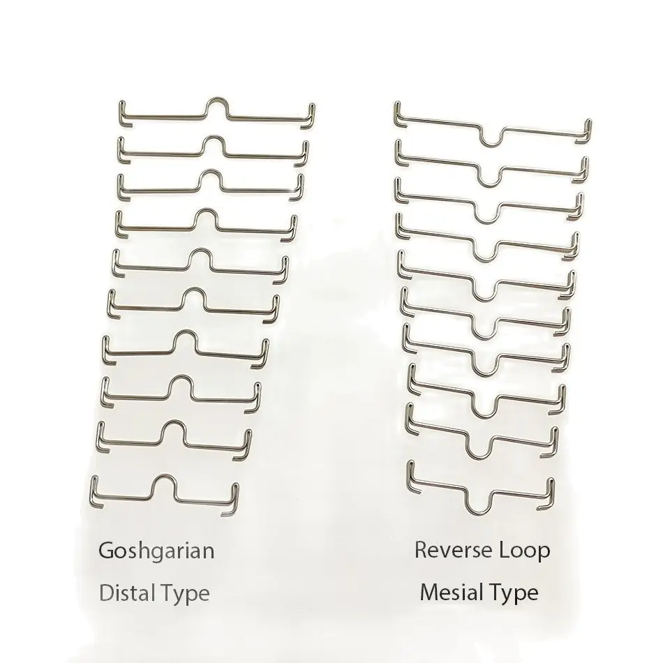 Denxy High Quality Dental Orthodontic Palatal Arch Bar on the molar band with lingual sheath Palatal Bars transpalatal Arch Bars