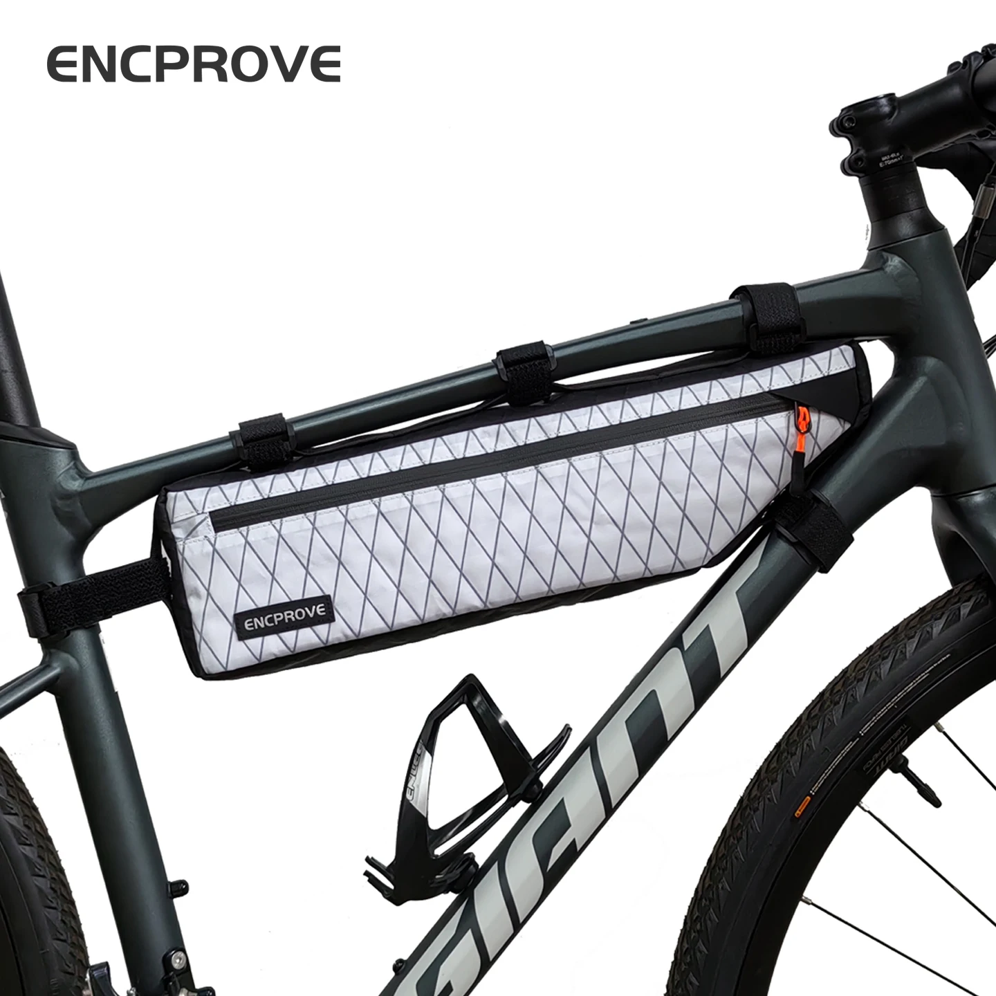 

ENCPROVE 2.7L Bikepacking Half Frame Bag MTB Road Bike Triangle Bag Gravel Bicycle Front Tube Bag Cycling Tool accessories Pack