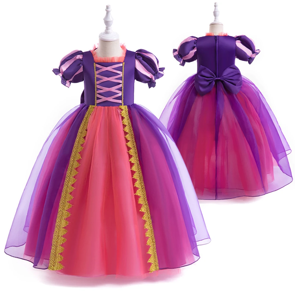 Disney Sofia the First Princess Purple Dress 4-12 Years Children Cosplay Costume Christmas Halloween Birthday Party Clothes