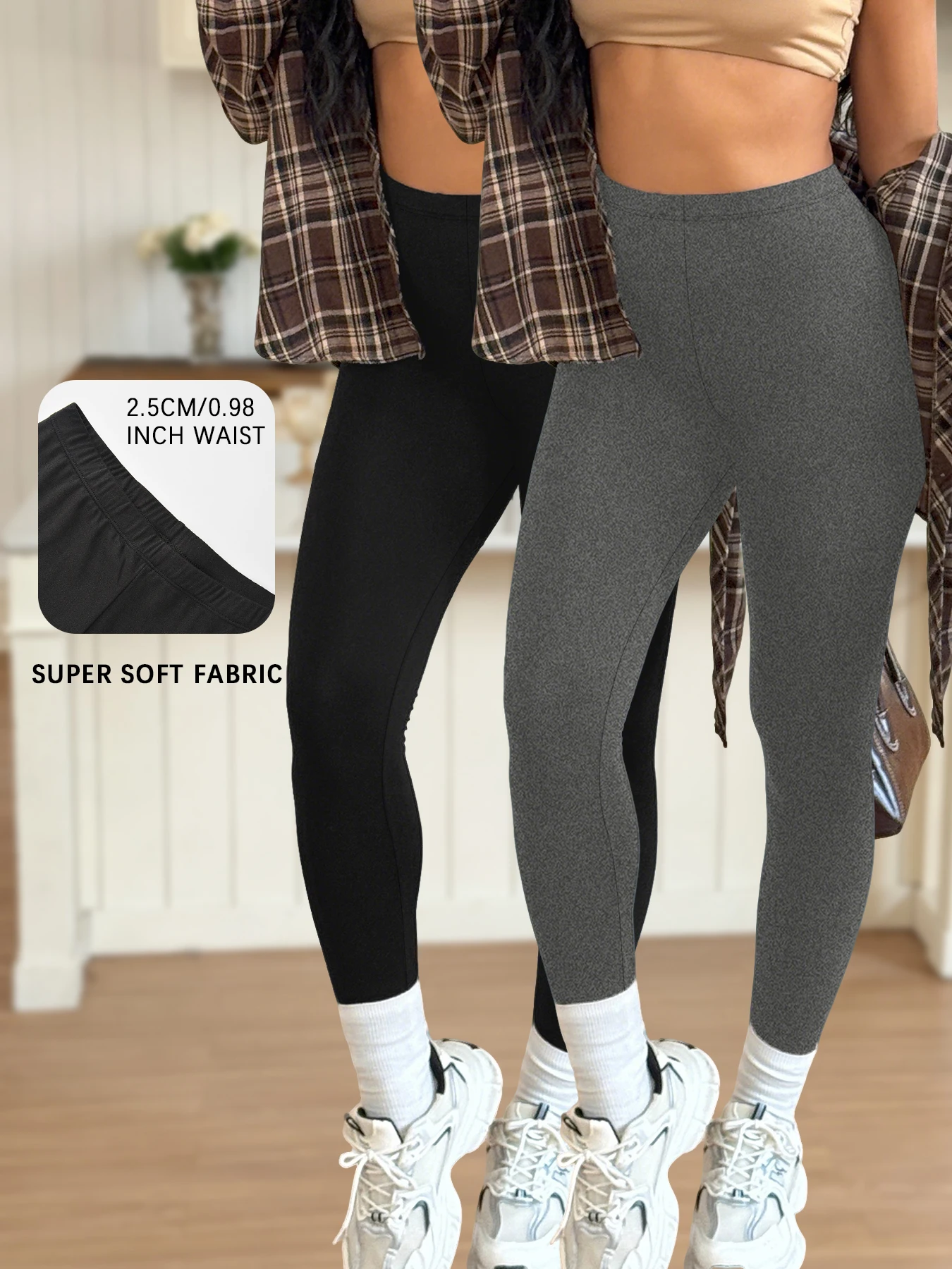 2 حزمة المرأة طماق فائقة النعومة مرونة عالية لا انظر من خلال تجريب اليوغا الجري الرياضية رفع الصالة الرياضية اللياقة البدنية طماق