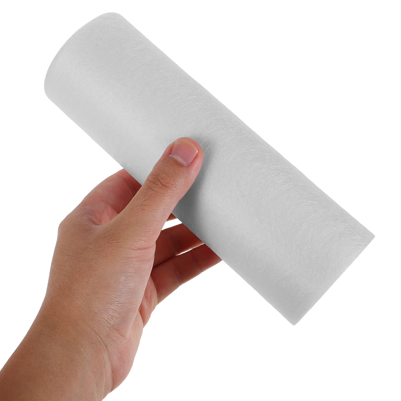 1 Roll Double Sided Fusible Web Iron on Non-Woven Adhesive Web Fabric Tape for Sewing Hemming Lightweight Heat Resistant Craft