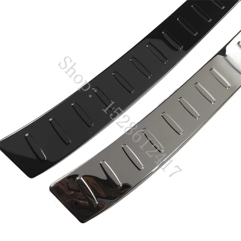 For VW/Volkswagen T-ROC TROC 2018~2024 Stainless Steel Car Door Rear Bumper Protector Sill Trunk Tread Plate Trim Car styling view 3