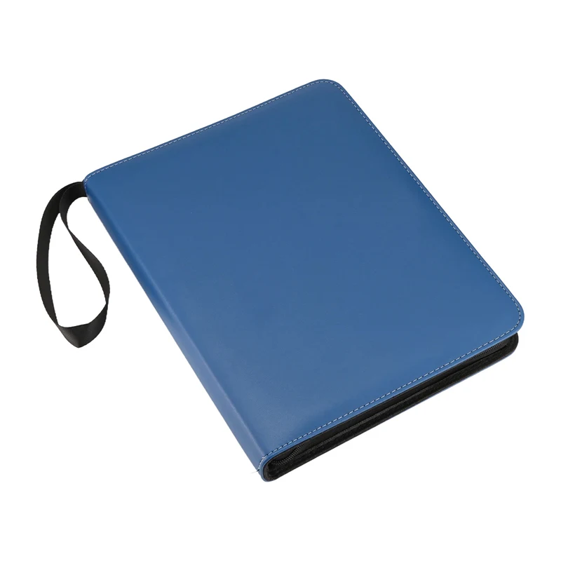 

Trading Card Binder 9 Pocket, Card Binder With Zipper, Card Case For Game/Football/Baseball Card
