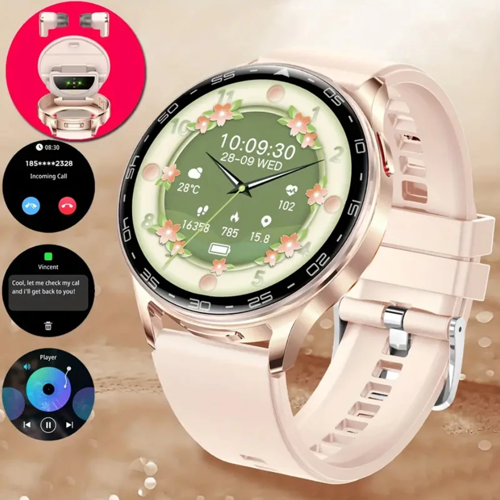 2 In 1  Headset Smart Watch 1.39