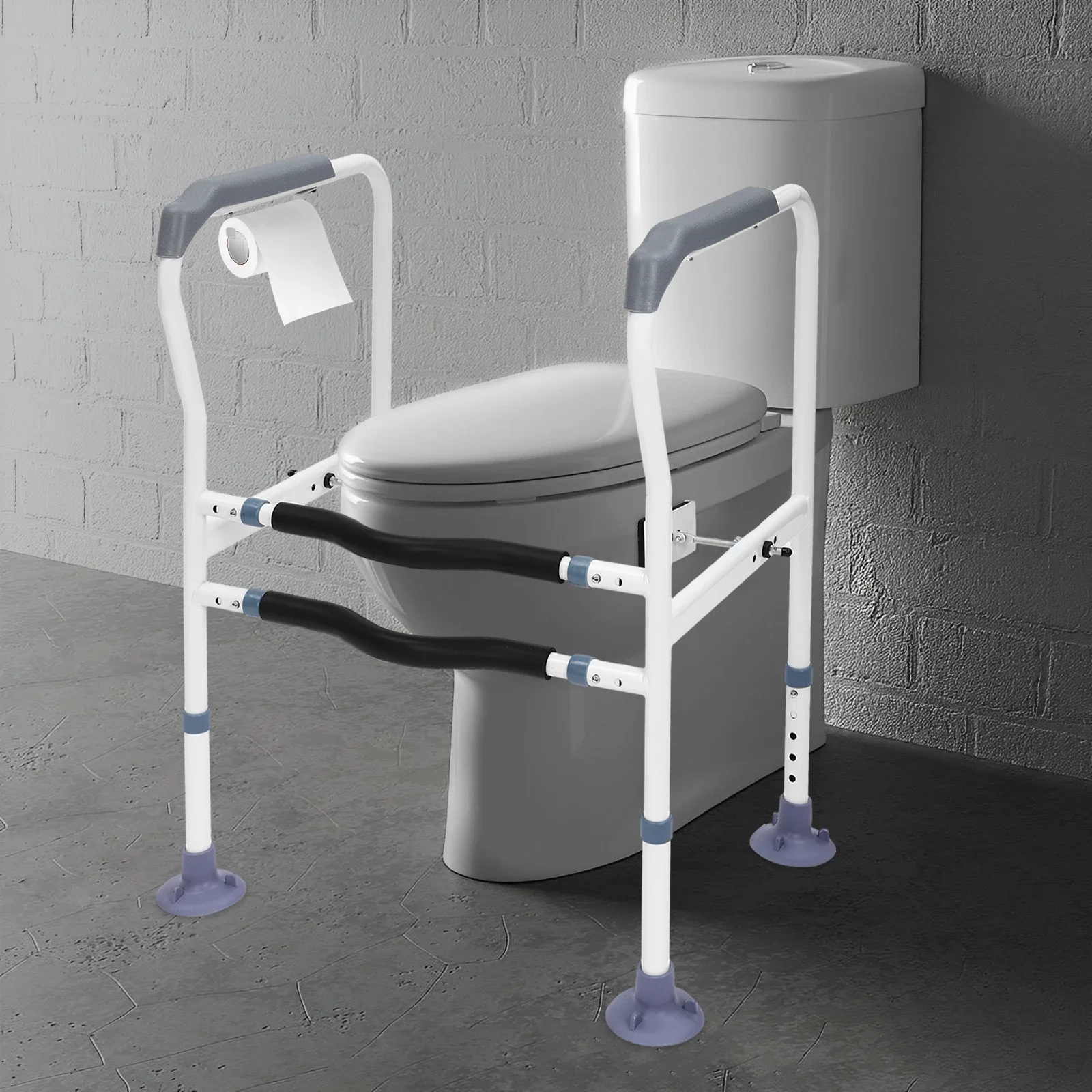 

Toilet Safety Frame Rail 330lbs Grab Support Elderly Handicap Adjustable