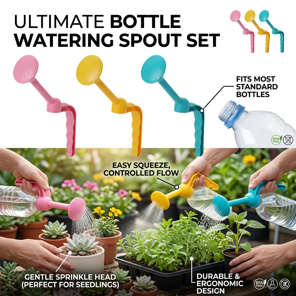 Long-spouted watering can flow - đánh giá và giá Gardening Tools Long