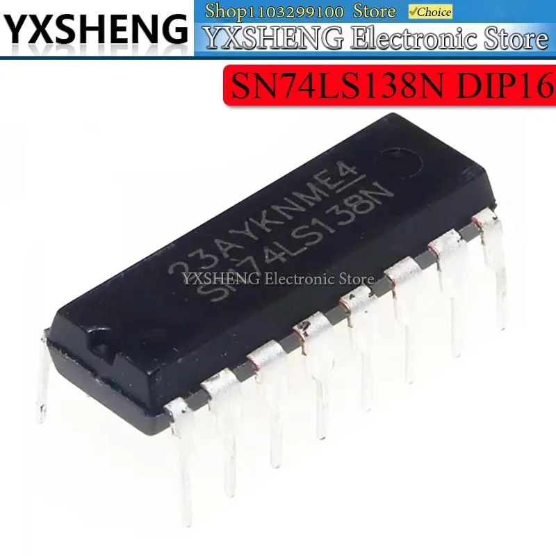 10PCS SN74LS138N DIP-16 74LS138 DIP16 SN74LS138 DIP 74LS138N