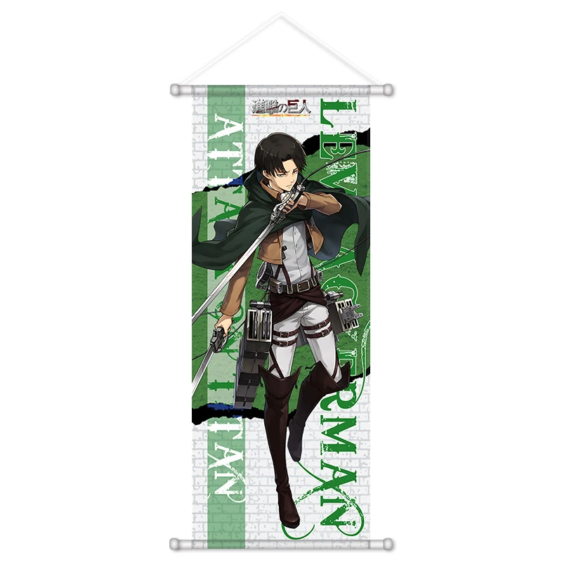 VIKAMA Green Cape Survey Swordsman Wall Scroll, 6 Designs, Wall Decor for Bedroom Living Room Dorm