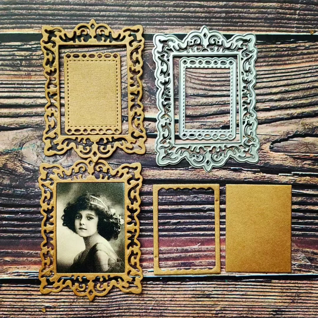 【GOGOCRAFT】 MQ006 Vintage Frame -Cutting Dies for JunkJournal Scrapbooking PaperDIY Original Designs