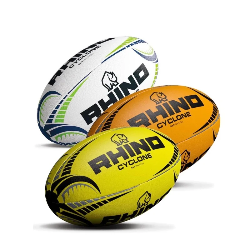 

Rugby Ball Rhino Cyclone XV for youth and begging training football