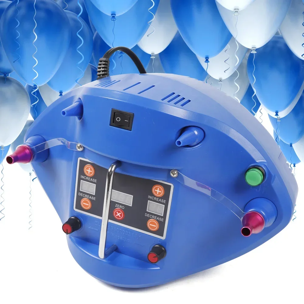 Automatic Inflator Blower Electric Balloon Quantitative Balloon Air Pump DC 220V 1200W Four Nozzles Air Blower