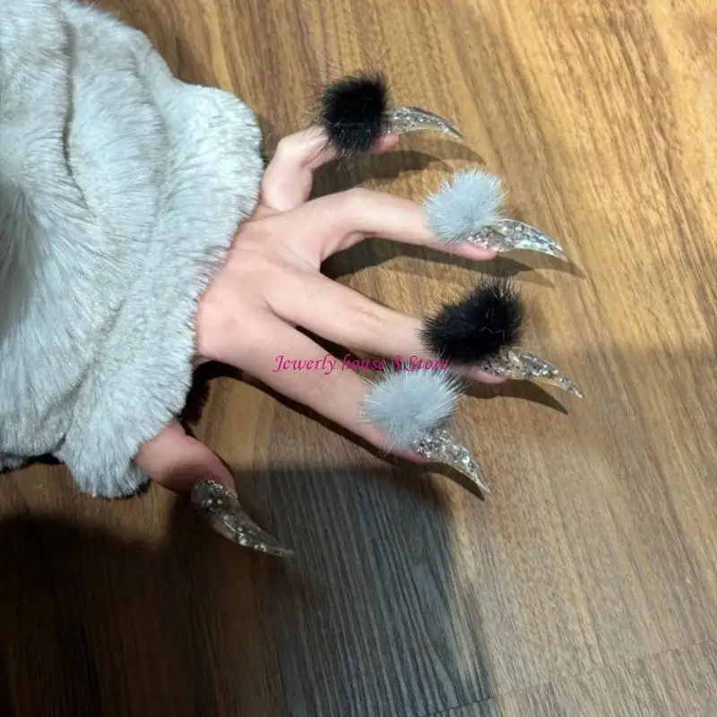 Nagelstempels sjablonen Dragon Claw -vorm nagel snijwerkvorm voor nageldecors