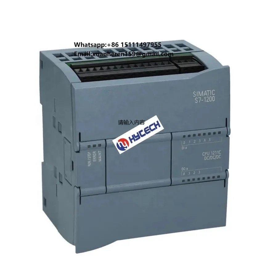 Controlador Original SIMATIC S7-1200 Compact CPU 1211C DC/DC/DC 6ES7211-1AE40-0XB0 para PLC Siemens S7 1200