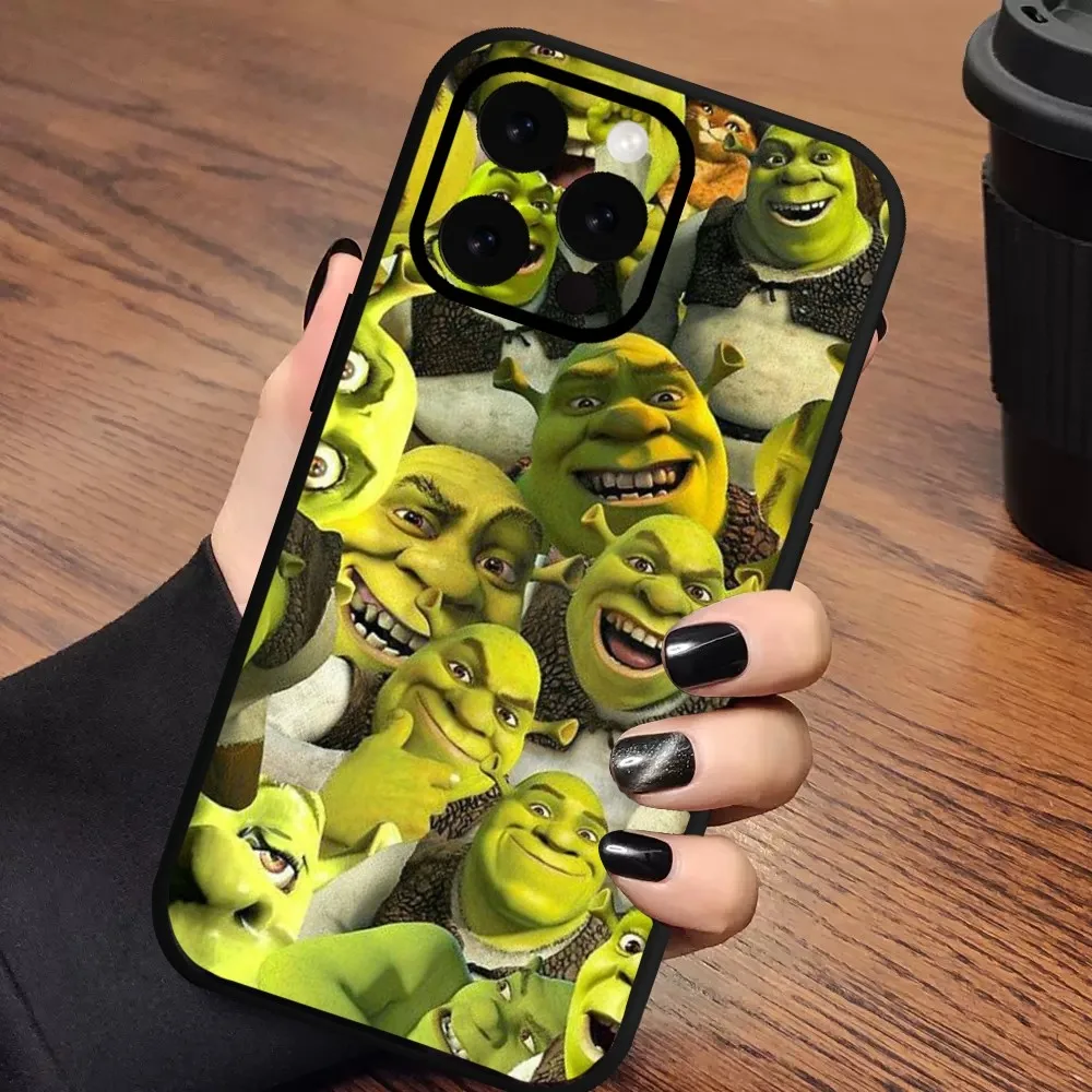 Cartoon Funny S-shreks  Phone Case  For Samsung Galaxy S24 S23 S22 S21 S20 Ultra Plus S20FE FE Cover