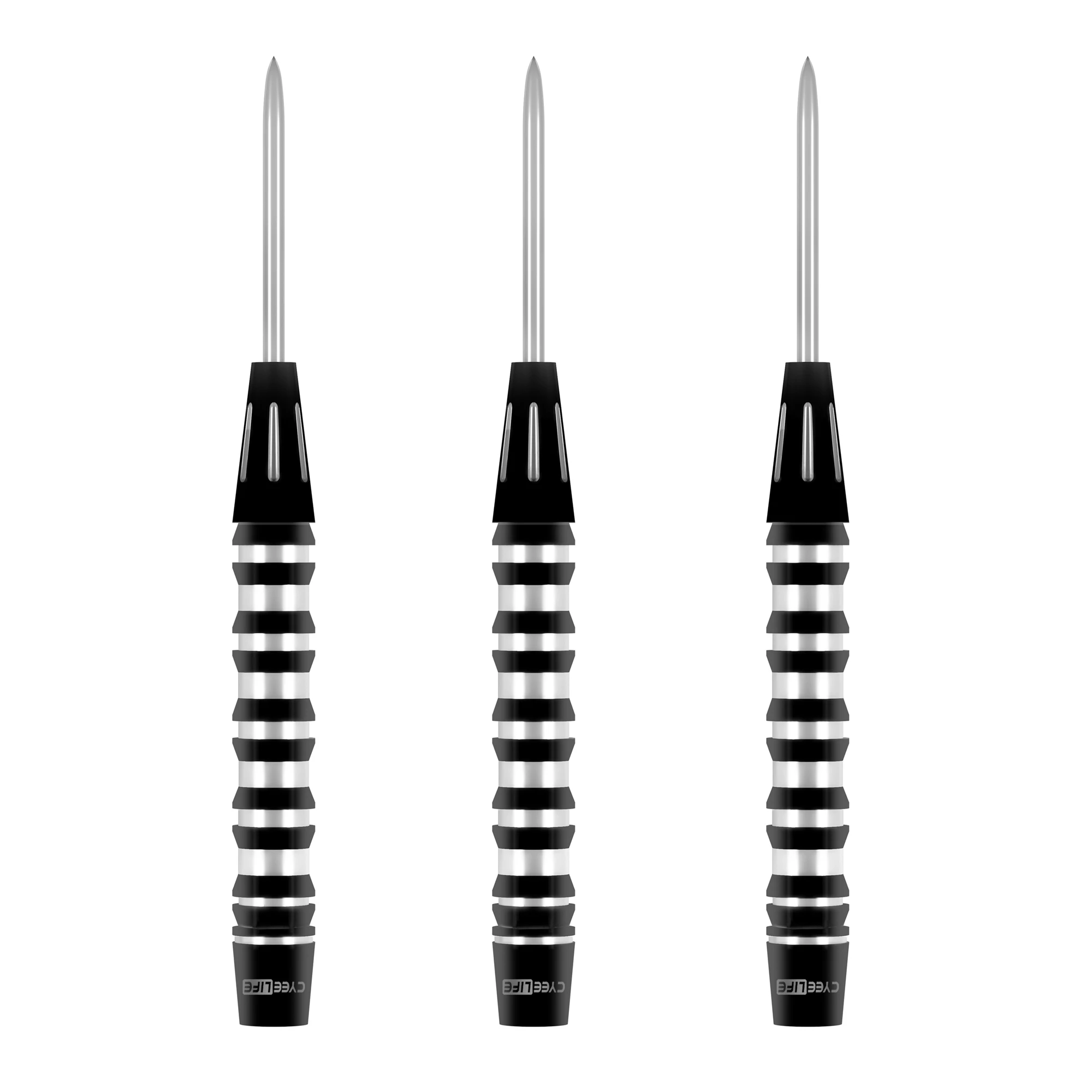 

CyeeLife 22g Gram Tungsten 90% Steel Dart Barrels 3pcs For Metal tip Dartboard No Accessories