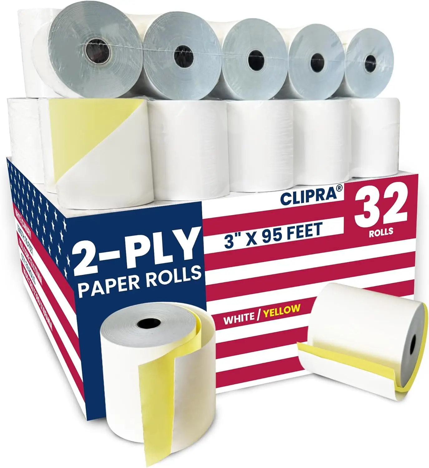 32 Rolls 2-Ply Kitc…