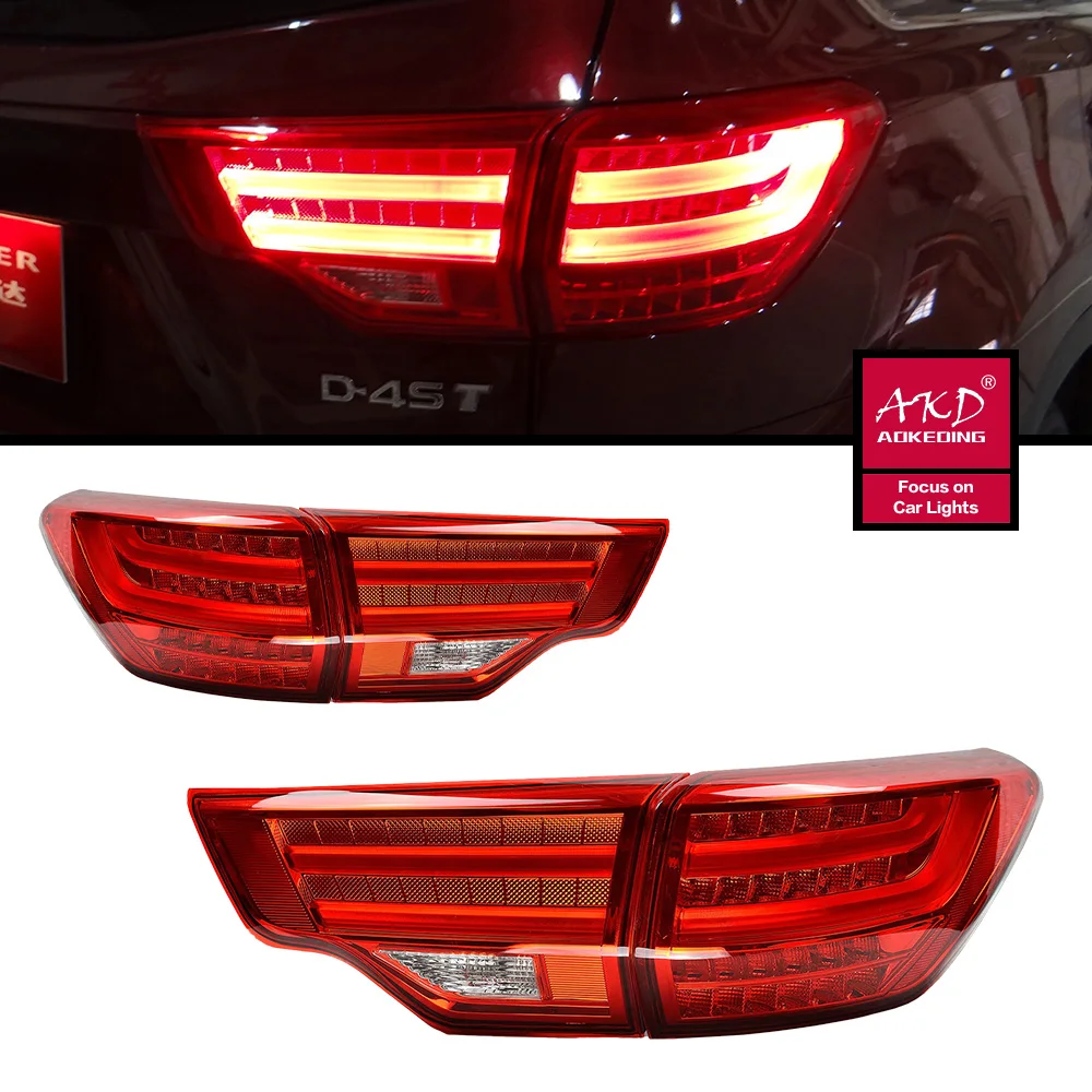 

Taillights For Kluger 2015-2021 Highlander Tail Light LED DRL Style Running Signal Brake Reversing Parking Lighthouse Facelift