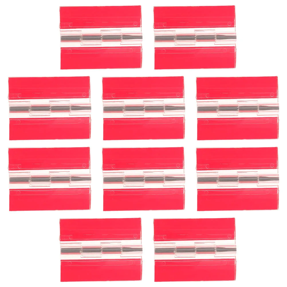 10 قطعة ذاتية اللصق الاكريليك للطي المفصلي للمجوهرات صندوق خزانة باب إصلاح مفصلات شفافة صغيرة Diy بها بنفسك الحرف الأثاث #6