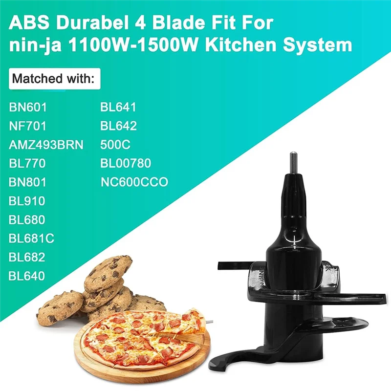 AB43-1 قطعة قطع غيار شفرة الخلاط ، ملحقات أجزاء معالج طعام النينجا عالي السرعة لخلاط النينجا BL770 BN601 NF701