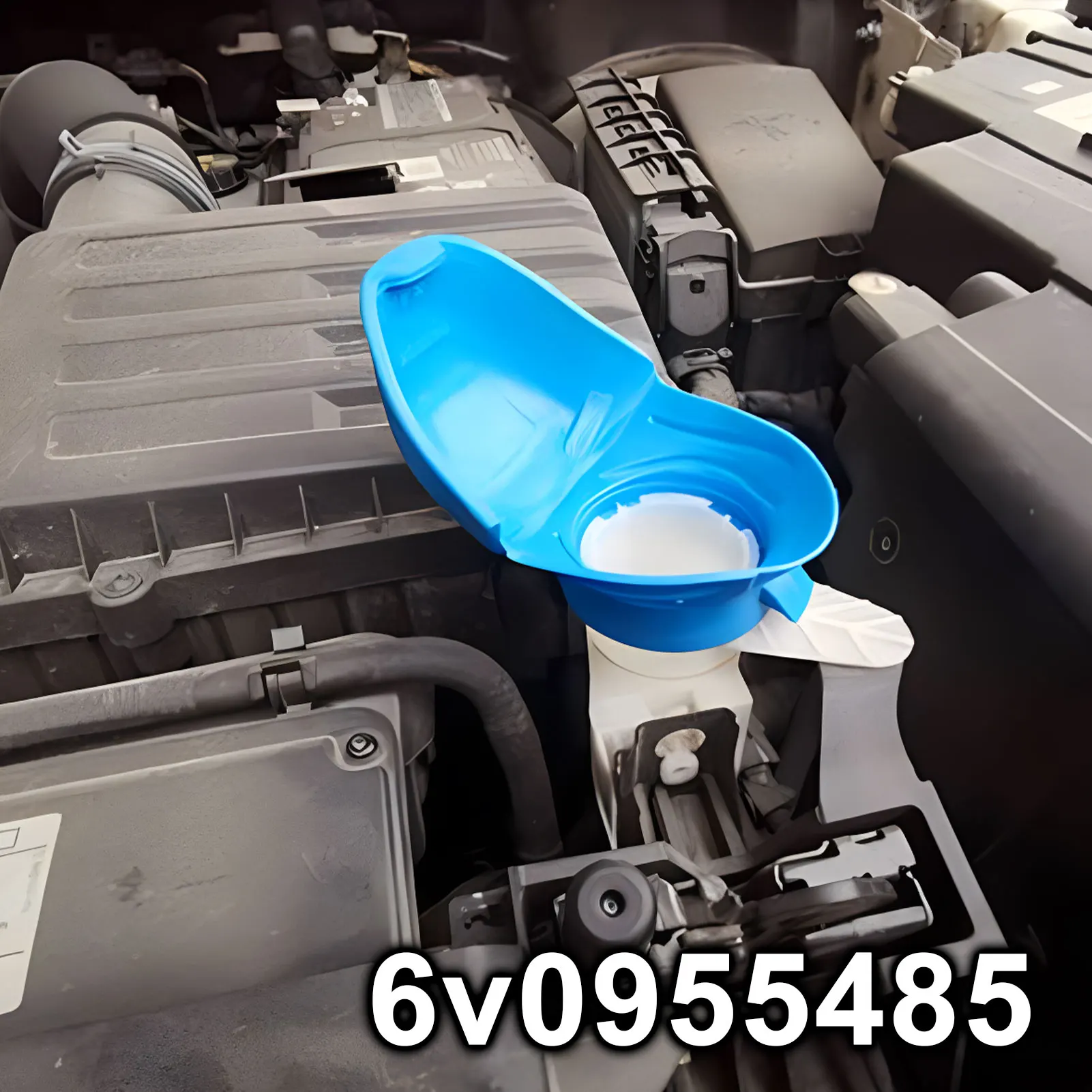 6v0955485 6v0 955 485 Wiper Washer Fluid Reservoir Tank Bottle Lid Anti-Funnel Cover Windshield Wiper Washer Cover