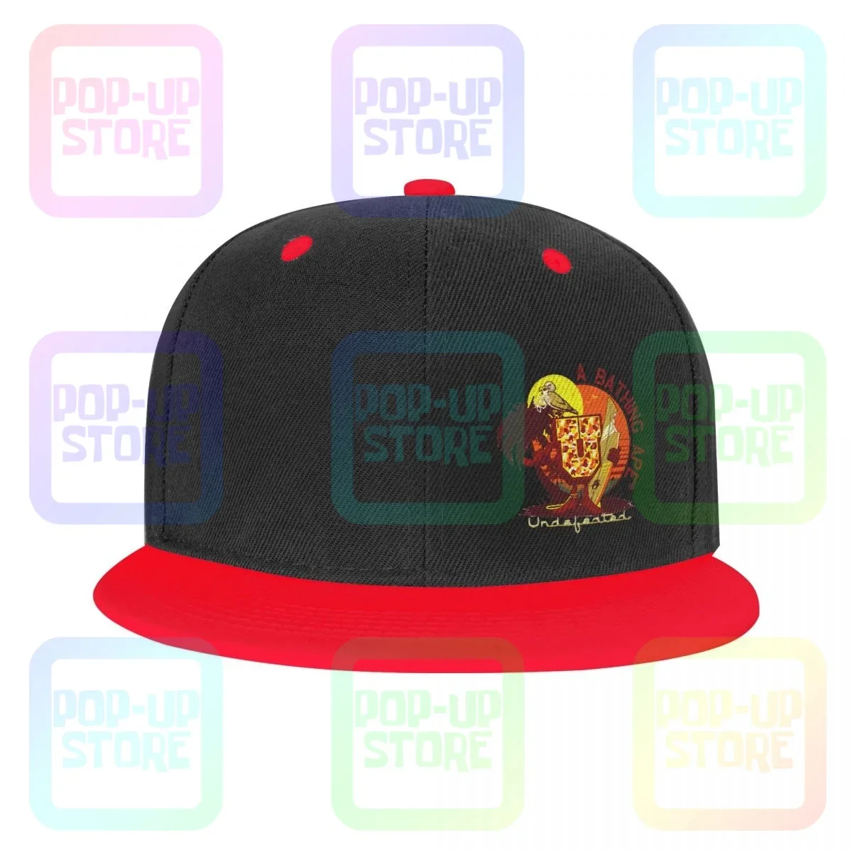 Undefeated X Bathing The Ape Surfer Snapback Cap Colorful Baseball Caps Pop Premium Best Seller