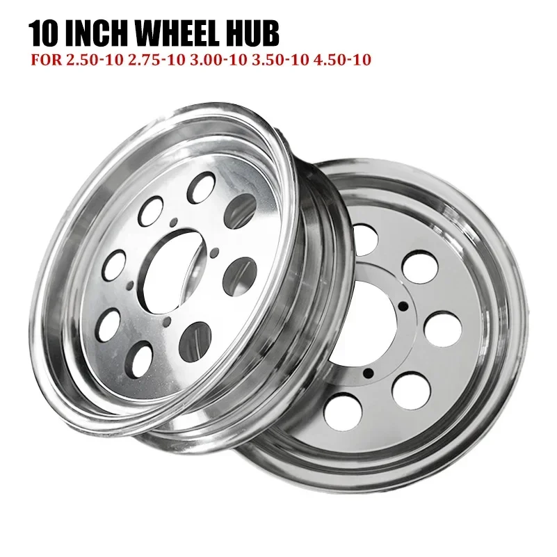 wheel rim 2.50-10 2.75-10 3.00-10 3.50-10 4.50-10 aluminum alloy hub Scooter scooter electric tire round front  balance car