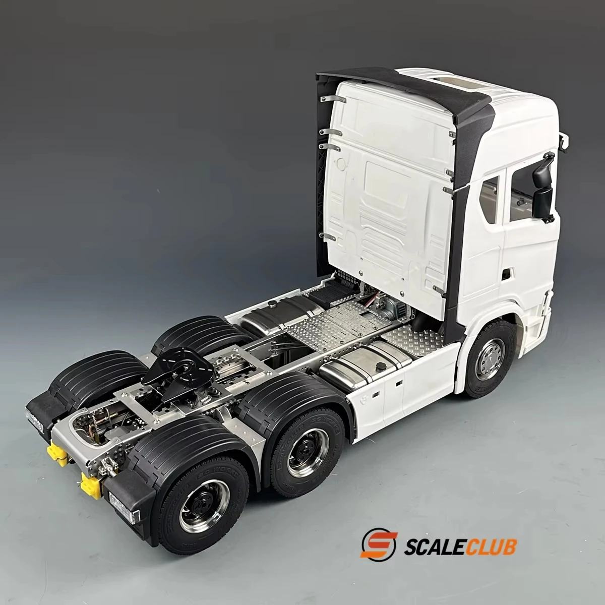 1/14 RC Truck 6x6 Metalen Chassis Zonder Cabine Voor Tamiya 1:14 Tractor Truck Voor Scania 770S RC Model Truck Scaleclub Upgrade DIY