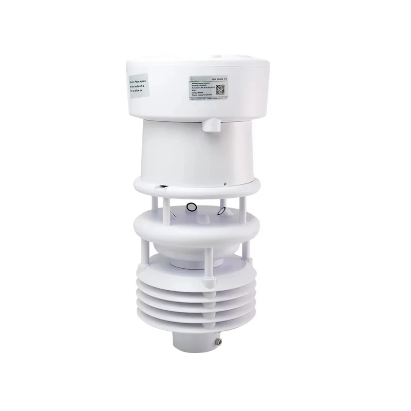 All in One Light/Wind/Rain/Snow/ATM/Noise Professional Temperature & Humidity Sensor Ultrasonic Weather Station for Agriculture