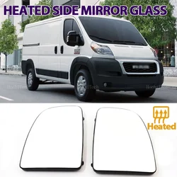 Left or Right Side Rearview Mirror Heating Glass Heated Mirror Lens Fit For Fiat Ducato 2021-2023 for Ram ProMaster 2014-2023