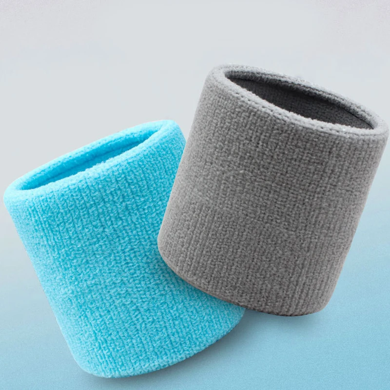 Cotton Wrist Support Wristband Sport Sweat Towel Cuff Wrist Guard Running Sweat Basketball Fitness Cycling Outdoor Wrist Strap