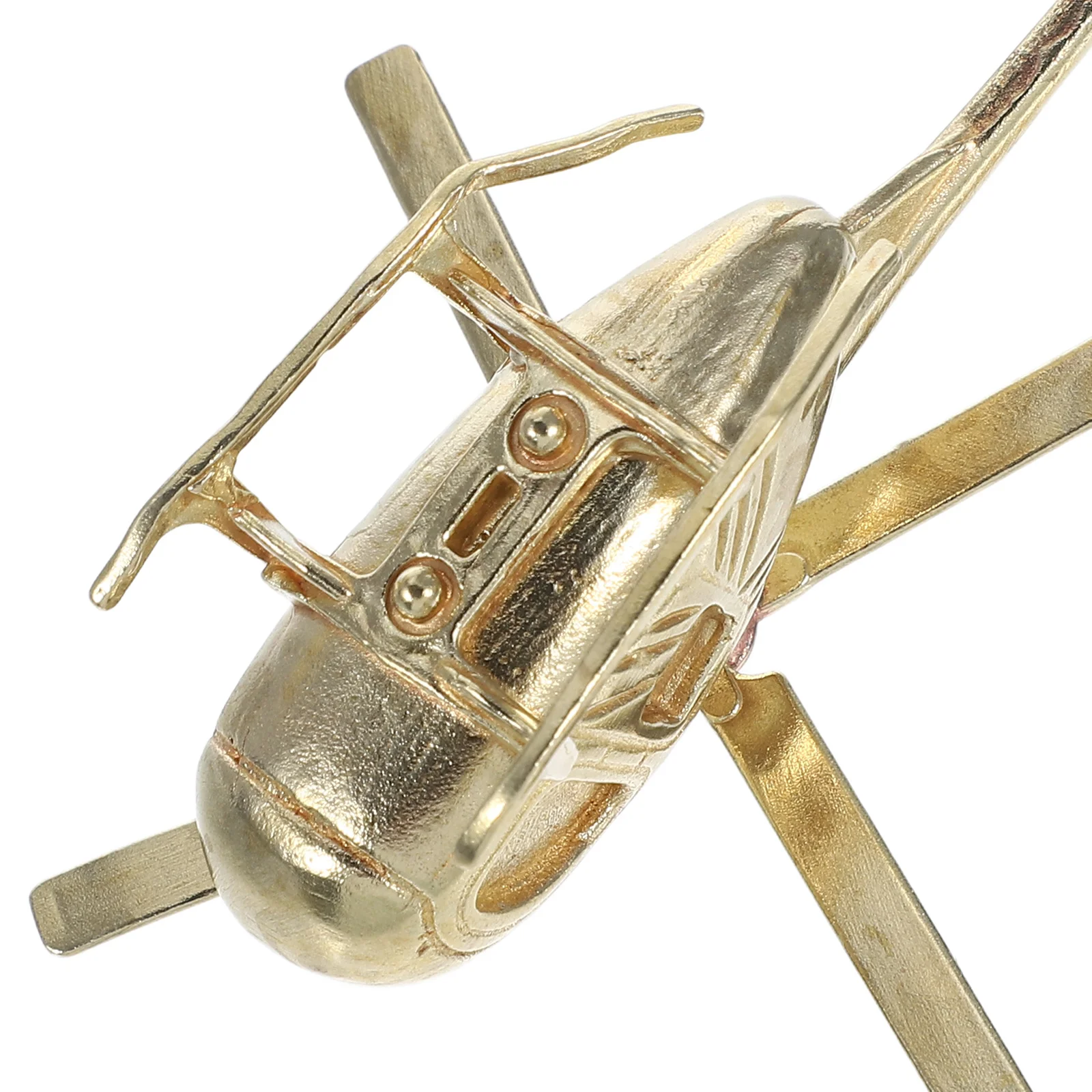 النحاس مروحية صغيرة ريترو خمر طائرة المنزل مكتب الجرف طاولة شاي سطح المكتب الديكور طائرة صغيرة الجرف سطح المكتب ديكور #5