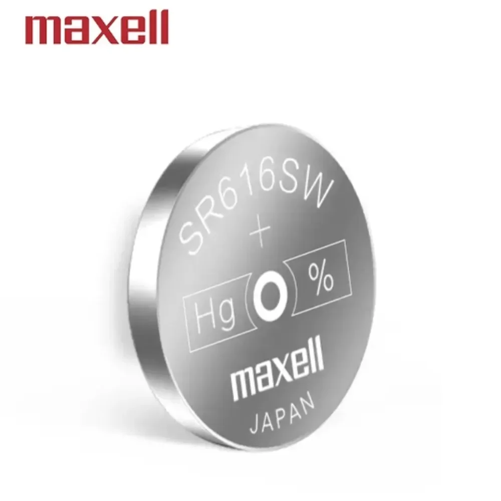 2PCS ORIGINAL Silver Oxide Watch Battery 321 SR616SW 616 1.55V 100% 321 616 Battery-MAXELL