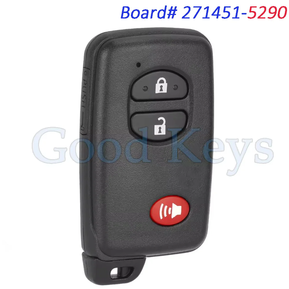 

KEYECU 271451-5290 314.3MHz Smart Keyless Remote Key Fob for Toyota 4Runner Prius C Prius V Venza 2012 2013 2014 2015 HYQ14ACX