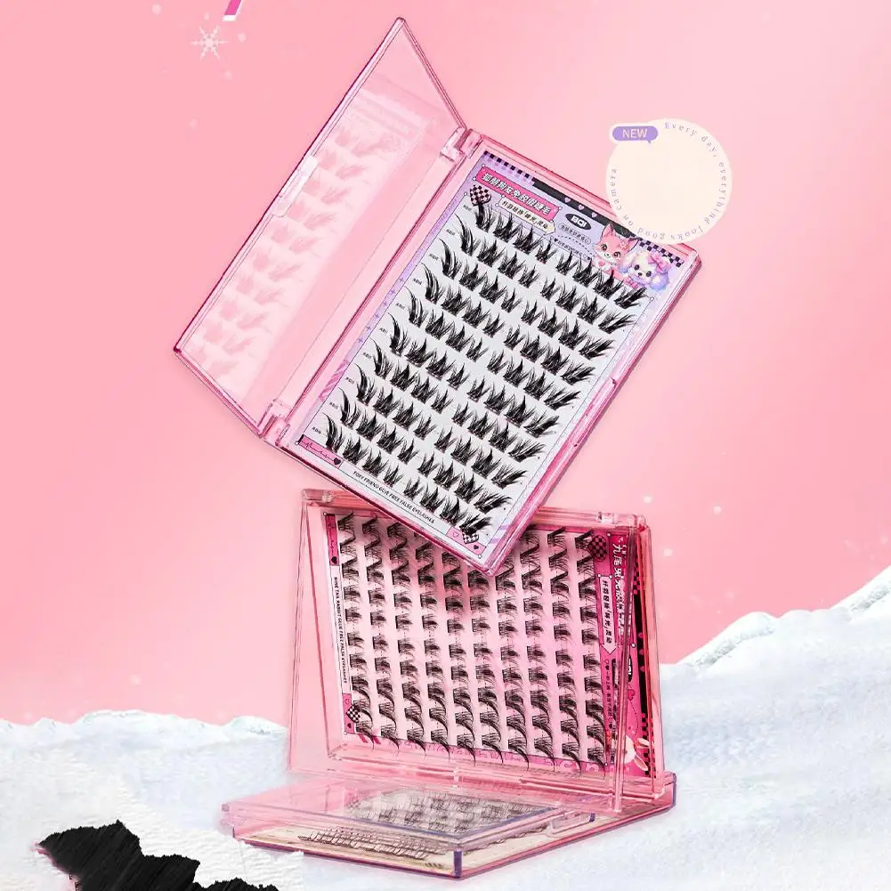 جديد مانغا لاش ملحقات C الضفيرة اضغط على مجموعات الرموش مجنح الثعلب العين كاذبة رمش Premades حجم المشجعين الرموش ماكياج #2