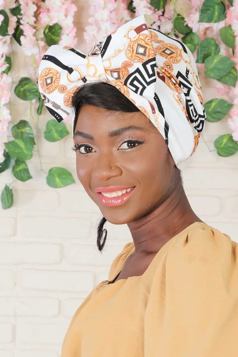 Pola Elegan Tulang Berpola Busur Raksasa