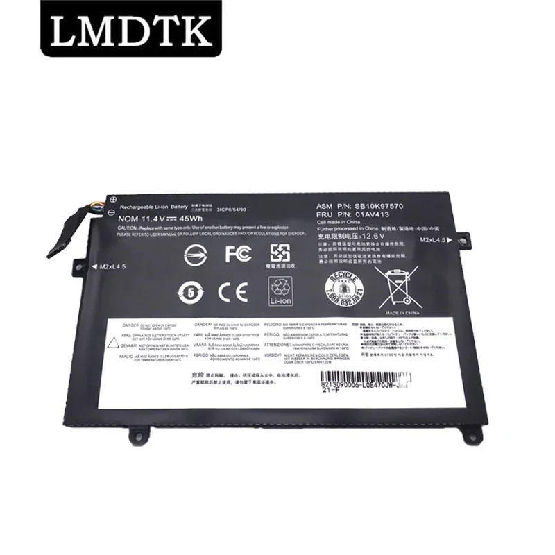 

LMDTK Новый 01AV413 Аккумулятор для ноутбука Lenovo Thinkpad E470 E470C E475 TP00083A TP00094A 01AV411 01AV412 SB10K97570 SB10K97569