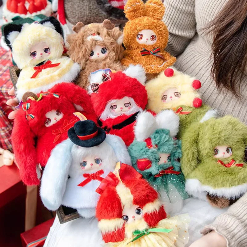 

Виниловая плюшевая загадочная коробка Liila's Christmas Miracle, милая праздничная коллекционная фигурка куклы с брелоком, подарок для девочек, фанатов, подарок