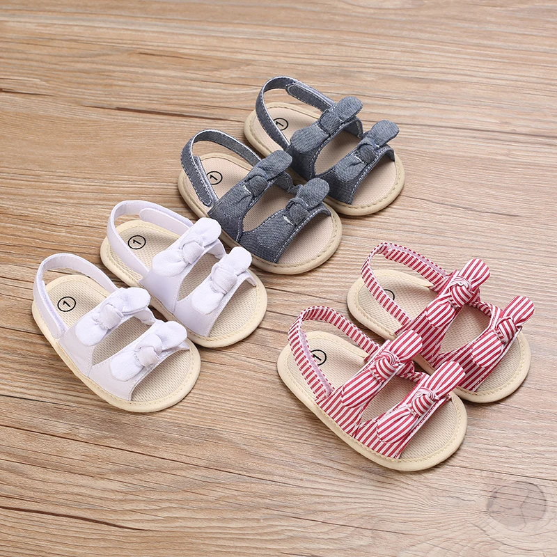 Prewalker Baby Summer Comfortable Breathable Recreational Beach Sandals 0-18 Months Newborn Bed Shoes Walking Shoes