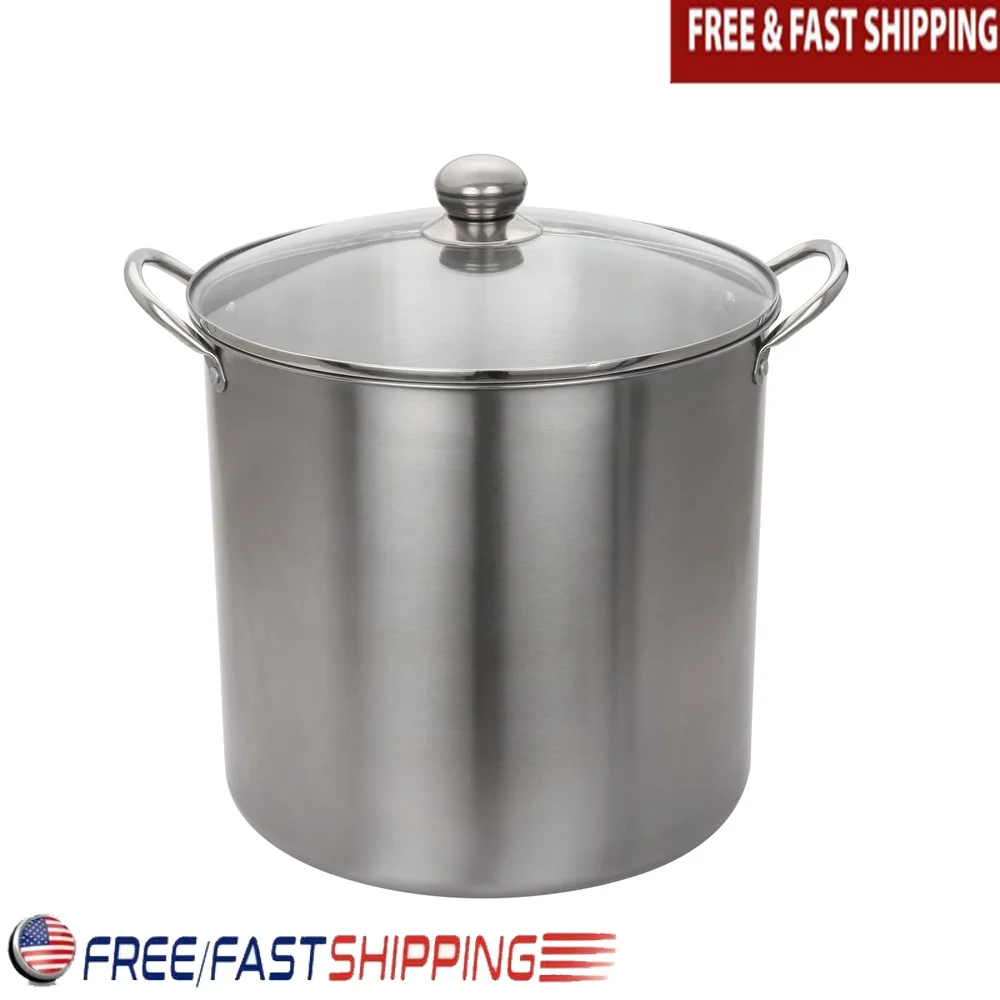 21,5 Qt Edelstahl-Einmachtopf mit doppelseitigem Gestell, Dampfwasserbad-Einmachung, ideal zum Konservieren von Kochen, großen Chargen