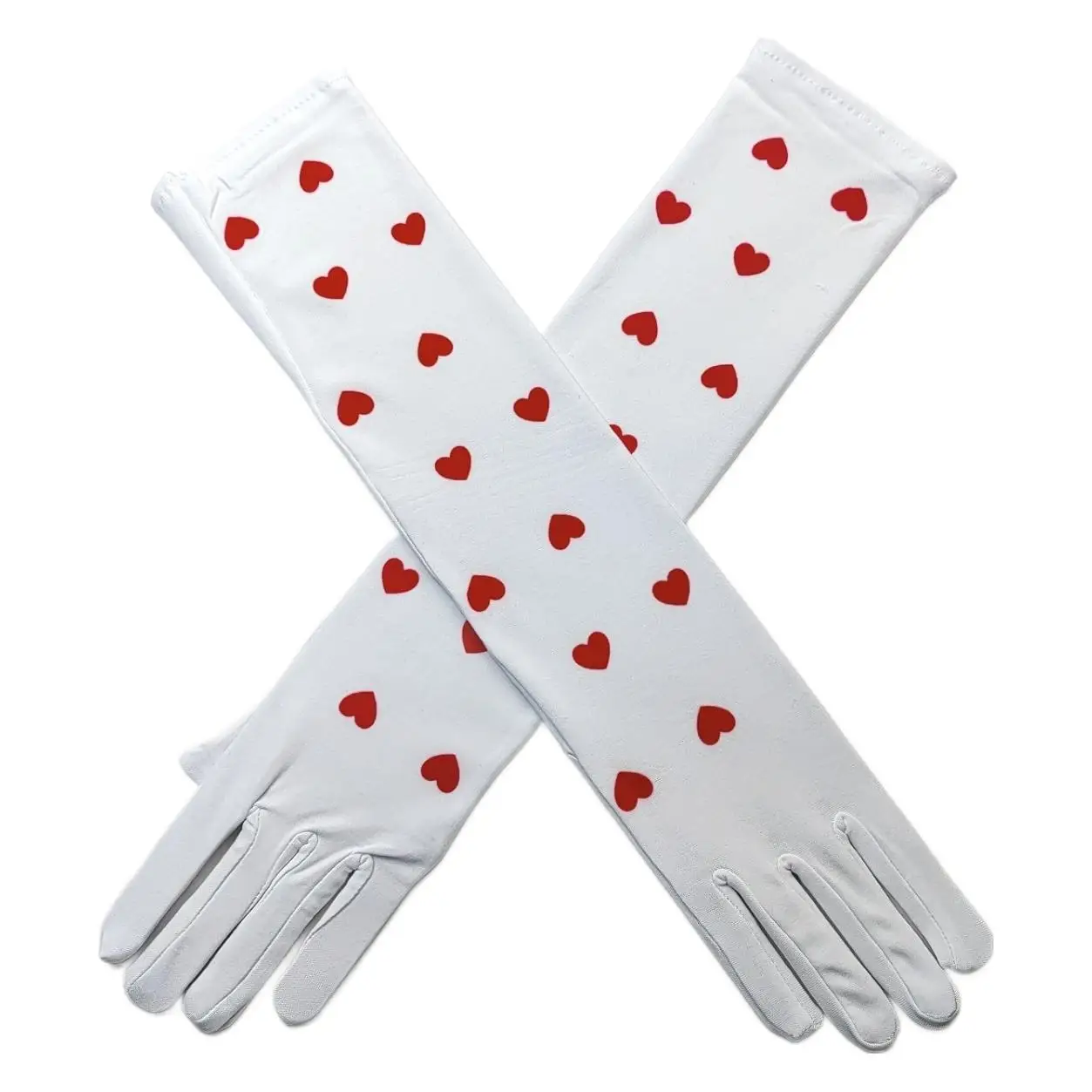 قفازات طويلة لمحبي الحب للهالوين، أداء المسرح، قفازات طويلة لحفلات المهرجانات، قفازات الرقص الرئيس COS