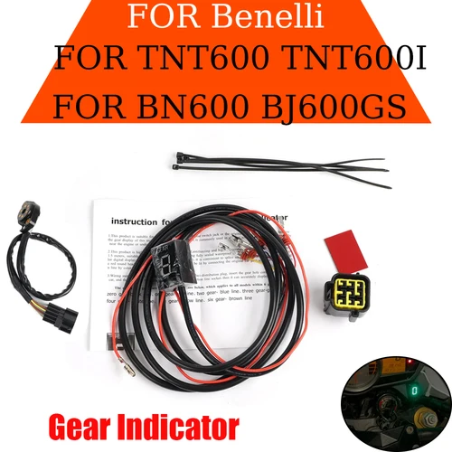Imagen 1 del producto Nuevo indicador de marcha para Benelli TNT600 TNT600I BN600 BJ600GS TNT 600 BN 600 accesorios de motocicleta Sensor de posición pantalla de velocidad