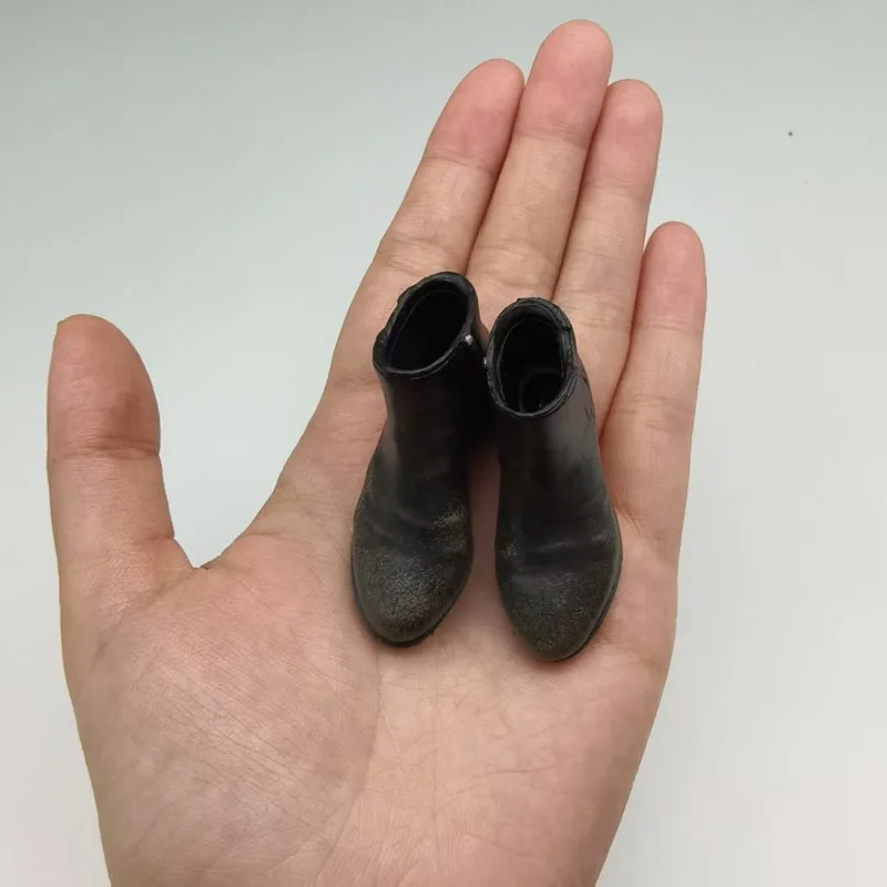 

Мужские короткие сапоги в масштабе 1/6, ретро-старая мужская солдатская однотонная обувь, модель, фигурка, игрушка для 12-дюймовой мужской солдат, кукла, подарок