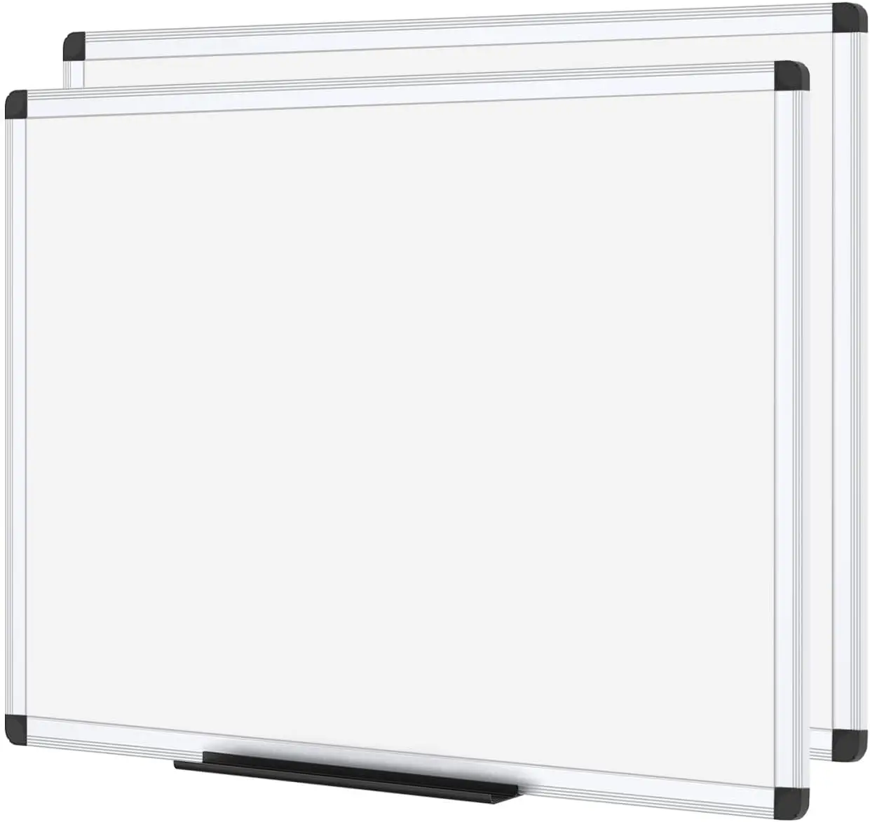 

Magnetic Dry Erase Board, 36x24 Inches, Pack of 2 with Silver Frame for Home or Office Use
