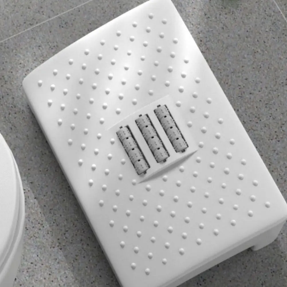 

1Pcs Household Foot Stool Portable Non Slip Pedal for Kids Adults Office Home Use White Children's Pedal